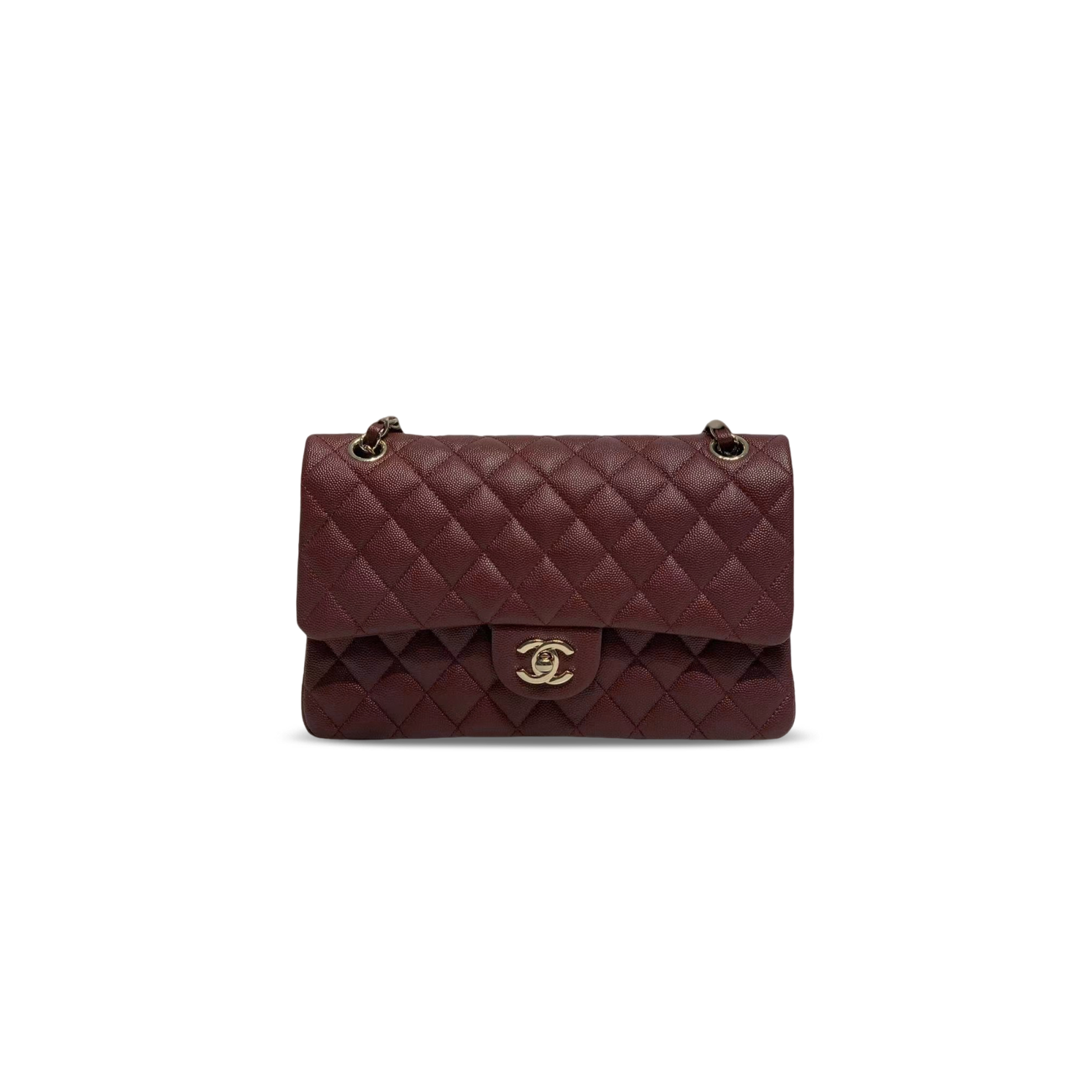 CHANEL CAVIAR QUILTED MEDIUM CLASSIC FLAP A01112 (25.5*15.5*6.5cm)
